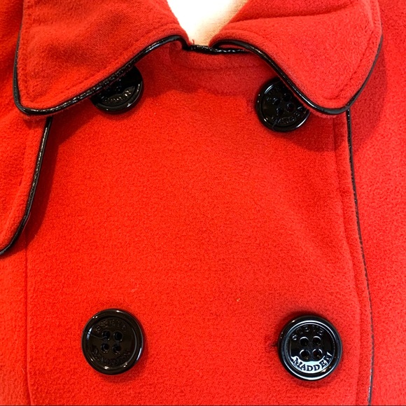 Steve Madden Color Block Pea Coat Medium - Picture 3 of 8